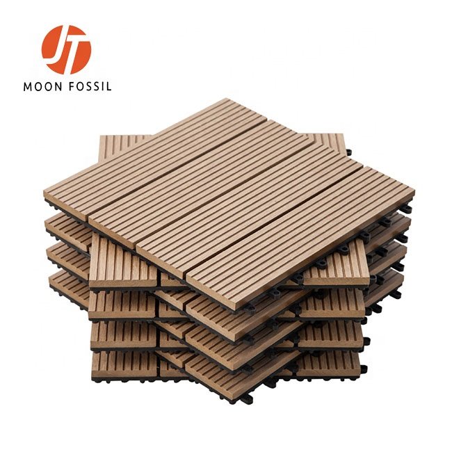 Wpc Diy Board Decking Tile Wood Plastic Composite Wpc Pe Decking Flooring Engineered Wood Flooring Easy Install