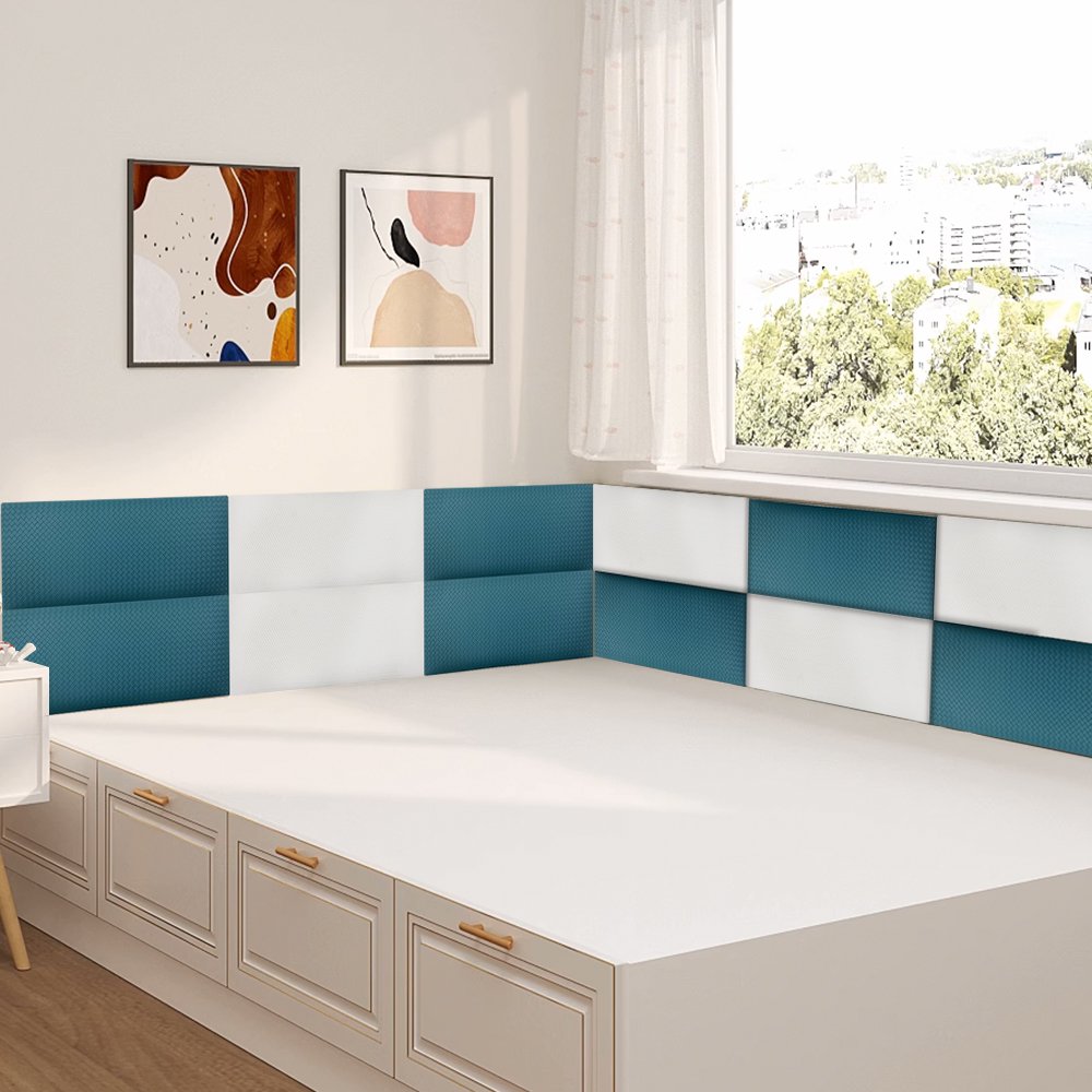QIANQIAO cushion wall panel 3D Hotel Decoration Luxury Insulated Headboard Board Upholstered Wall Panel