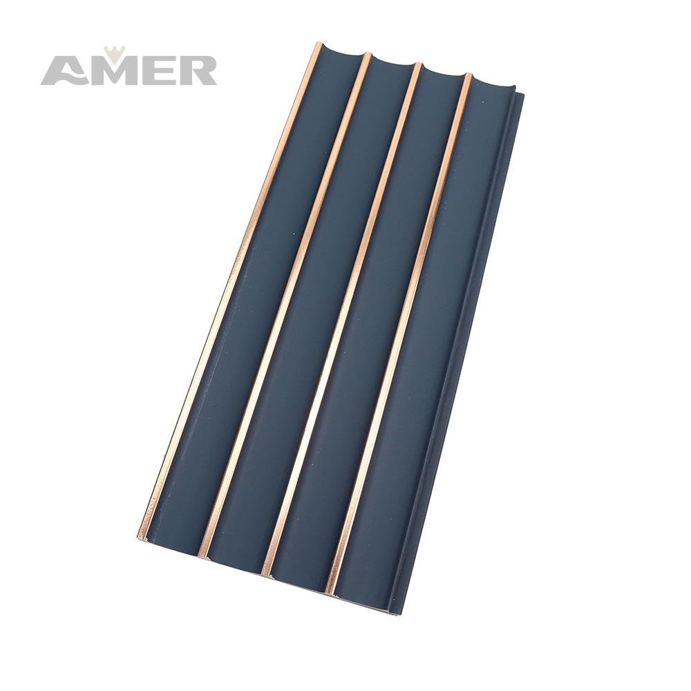 Amer Factory Price Oem Waterproof 120mm Width Wall Panel boards Interior Home Decor