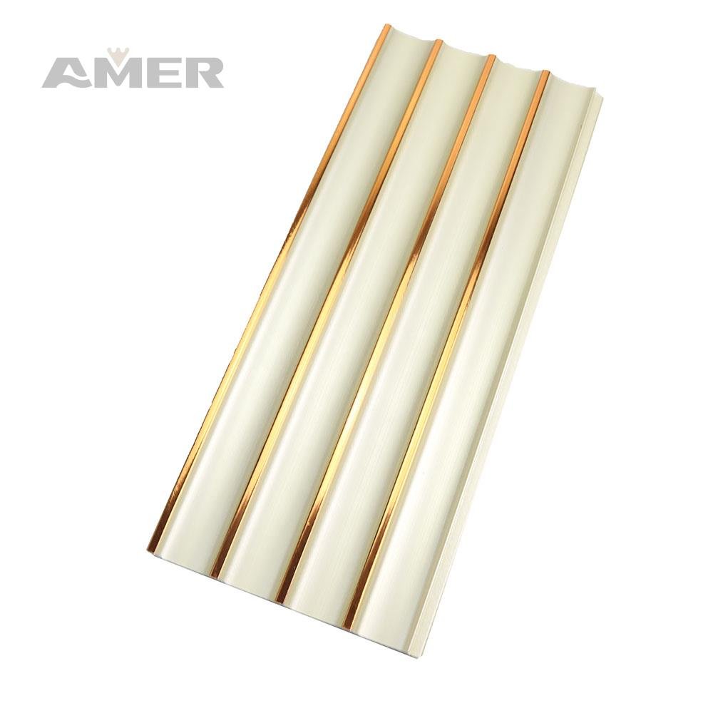Amer Factory Price Oem Waterproof 120mm Width Wall Panel boards Interior Home Decor