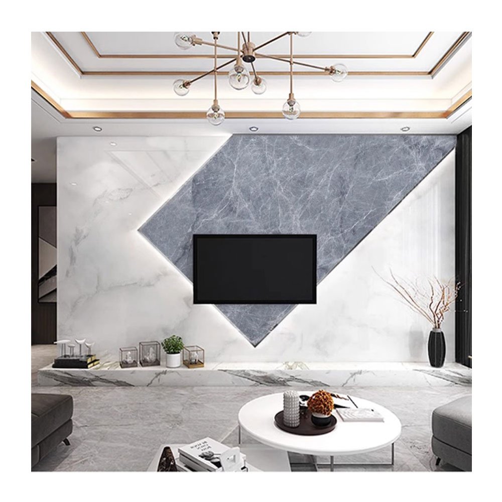 LT High Quality 3D Bright UV Wall Panel High Glossy Wall Decor Alternative Wall Board For Home Decoration