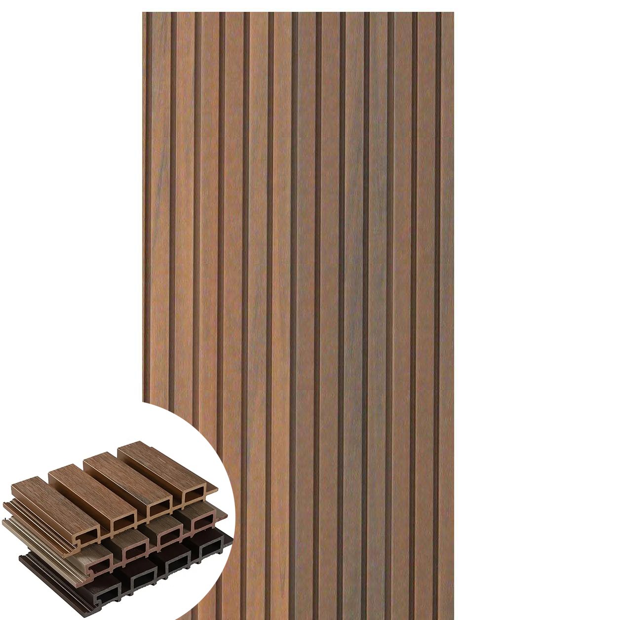 Outdoor Wpc Vinyl Fence Panels Garden Building Material Other Boards Wpc Exterior Garden Privacy Wall Cladding Wood Wall Panel