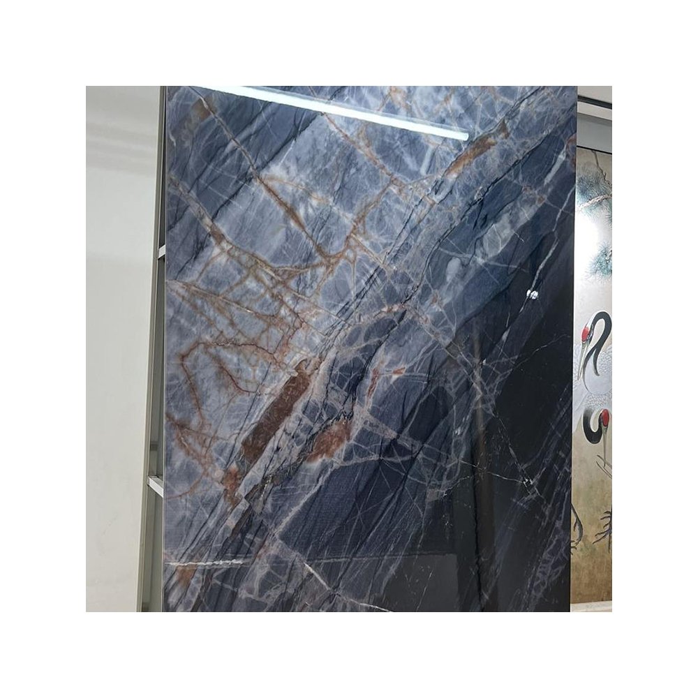 Modern Style Moisture-Proof Marble Sheet Board Interior Decorative Wall Panels Alternative to Marble Block Sample Board