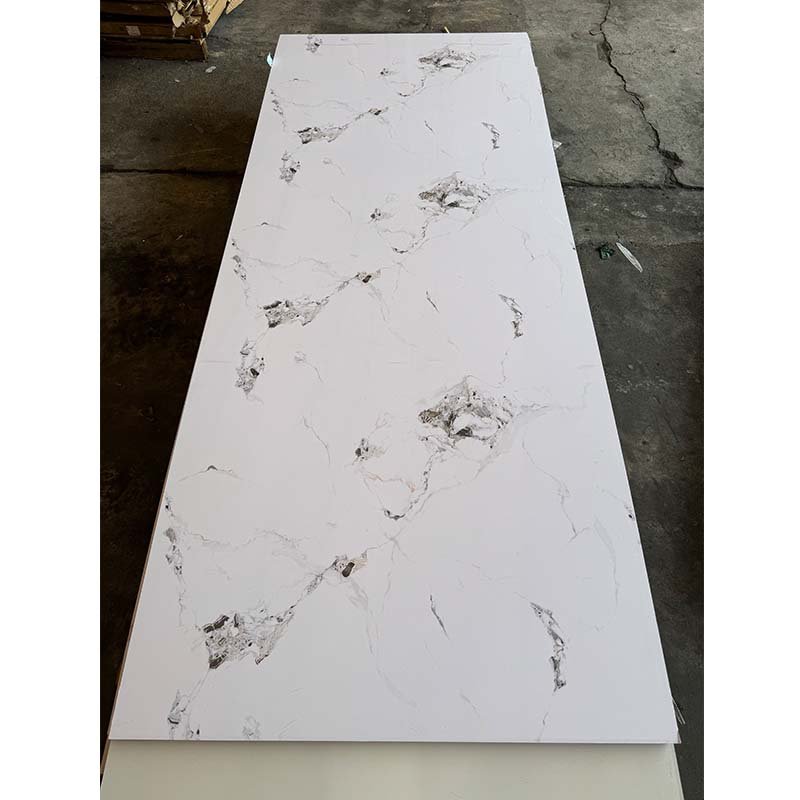 High Gloss Bamboo Charcoal White Board Pvc Wall Panel Like Marble Wpc Wall Panel