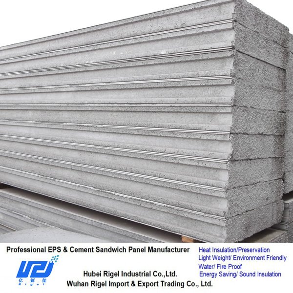 Precast tongue and groove non load Eps cement sandwich partition wall board