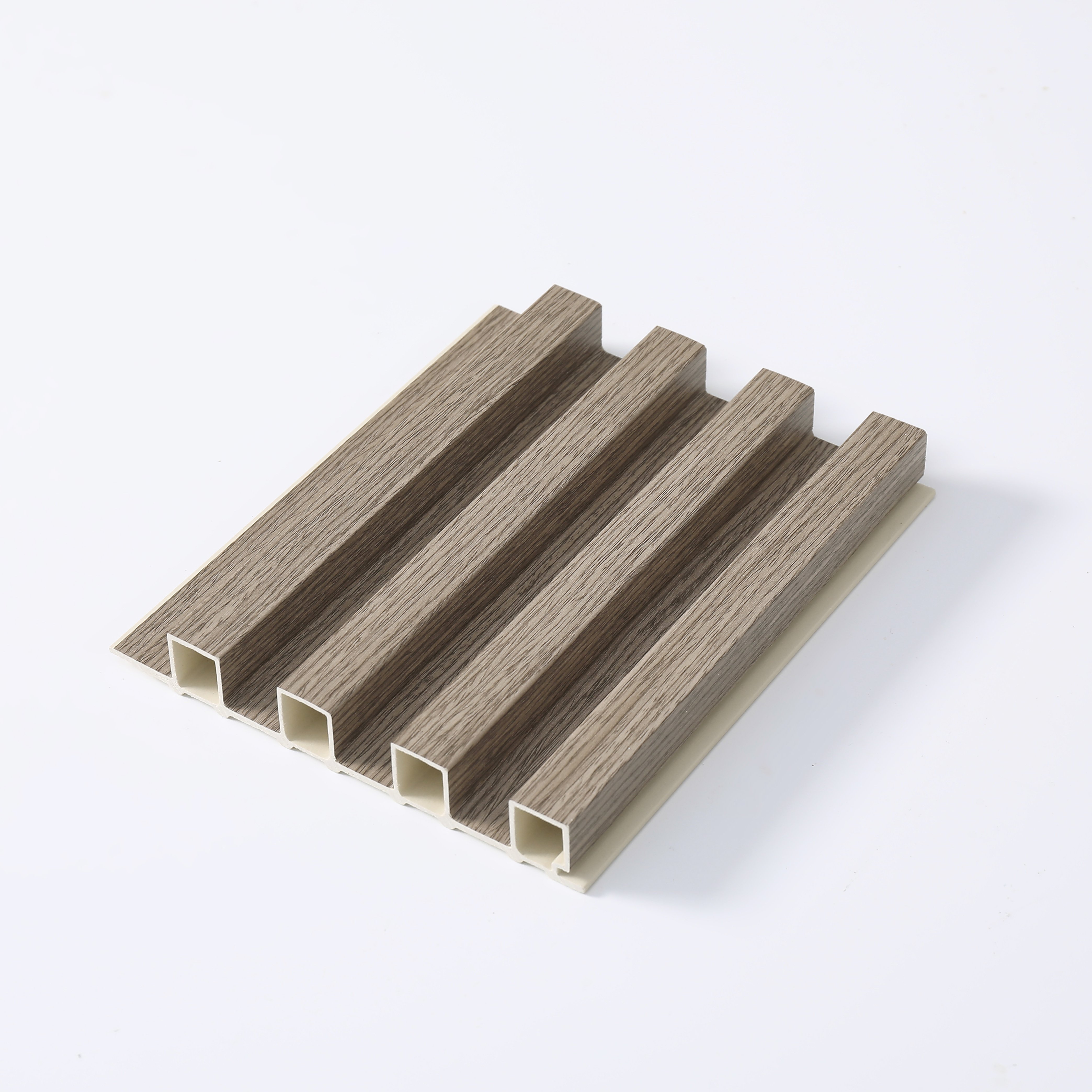 interior fluted panels Indoor Wood Plastic Composite Cladding Fluted Wall Board wpc wall panel