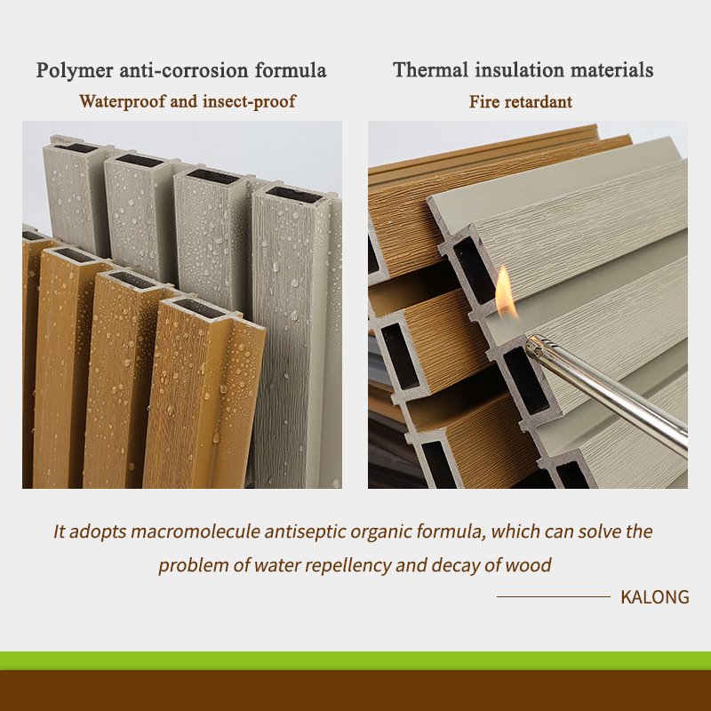 Durable 3d Composite Wall Panel WPC Interior and Exterior Wall Panels