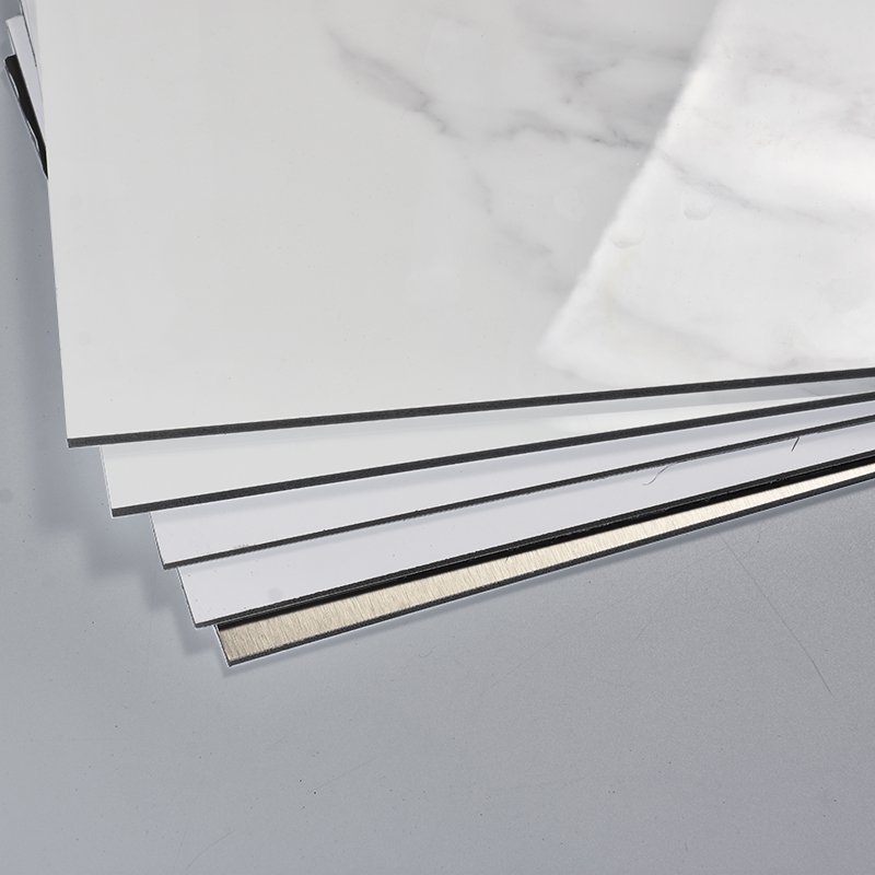 Factory Hot-sale Waterproof Wood Plastic wood veneer Carbon crystal plate bamboo fiber board Composite mirror Wall Panel