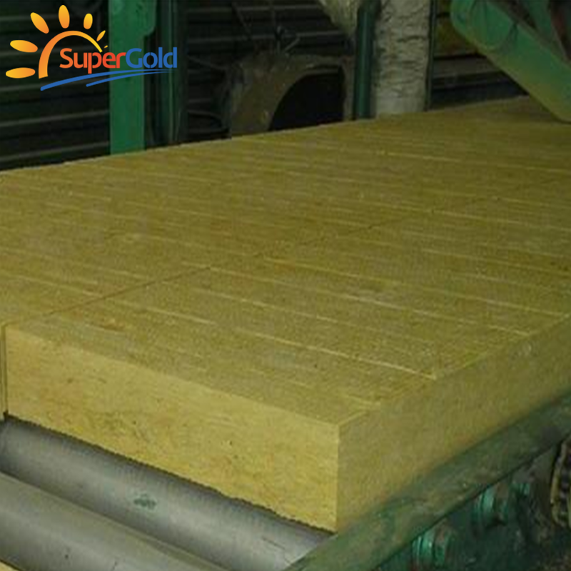 150mm Rock Wool Fireproof Rock Wool Board Insulation Panel Mineral Rock Wool Thermal Insulation Board