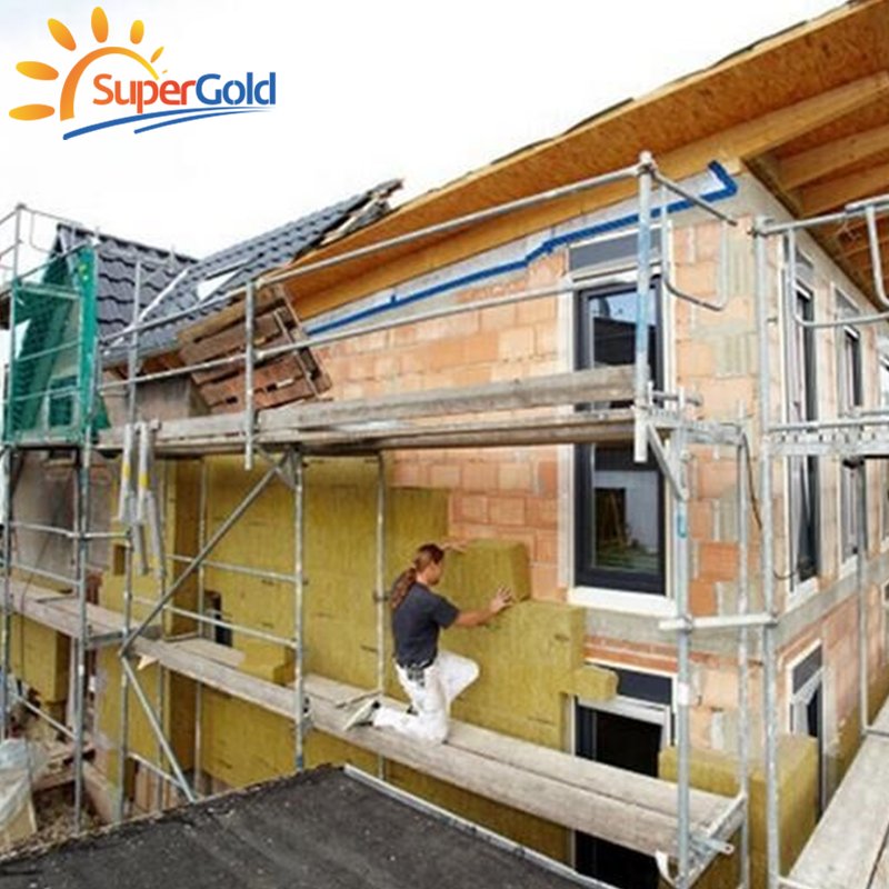 150mm Rock Wool Fireproof Rock Wool Board Insulation Panel Mineral Rock Wool Thermal Insulation Board