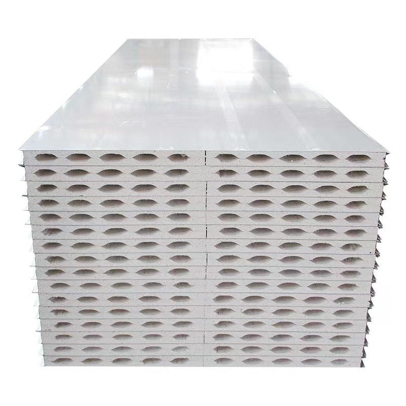 Color steel magnesium oxide purification board food workshop partition partition wall with fireproof sandwich composite board