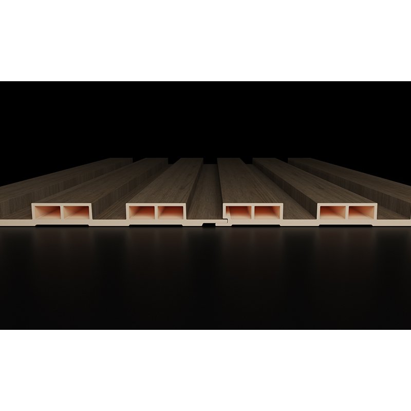 200*17mm Interior Fluted Slats Strip WPC Wall Board 200 Flute Panel