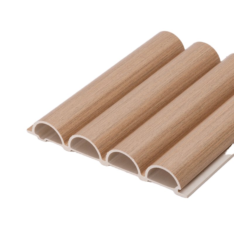 Modern Design Wooden Grain WPC Fluted Panels Hotel Decoration Wall Panels and Boards