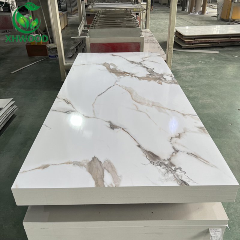 Factory Price Wholesale Wall Panel Luxury Vinyl PVC Panel UV PVC Marble Sheet UV Plates for Home
