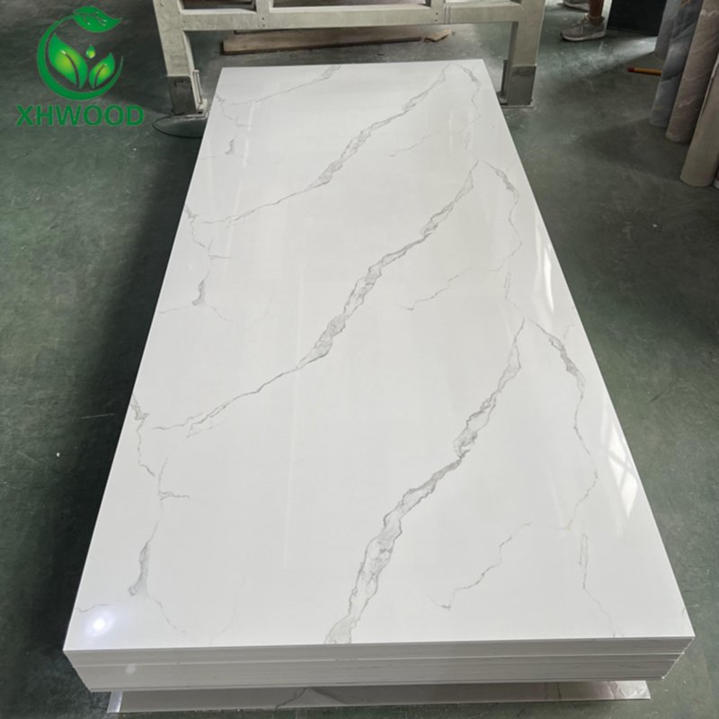 Factory Price Wholesale Wall Panel Luxury Vinyl PVC Panel UV PVC Marble Sheet UV Plates for Home