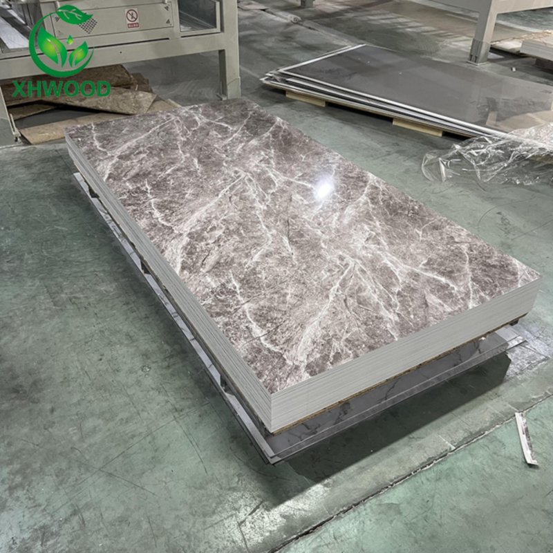 Factory Price Wholesale Wall Panel Luxury Vinyl PVC Panel UV PVC Marble Sheet UV Plates for Home