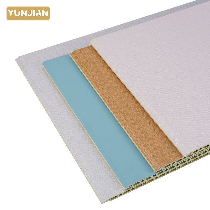 Factory Household Marble Bamboo Wood-Charcoal Board Water Proof Composite Wood Plastic Slat Interior WPC Wall panel for hotel
