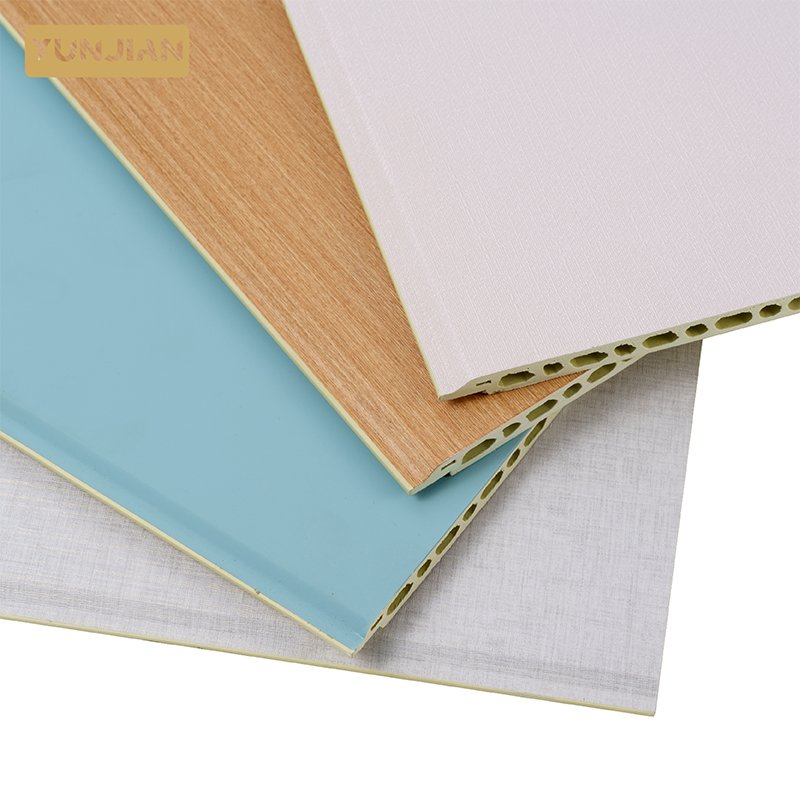 Factory Household Marble Bamboo Wood-Charcoal Board Water Proof Composite Wood Plastic Slat Interior WPC Wall panel for hotel