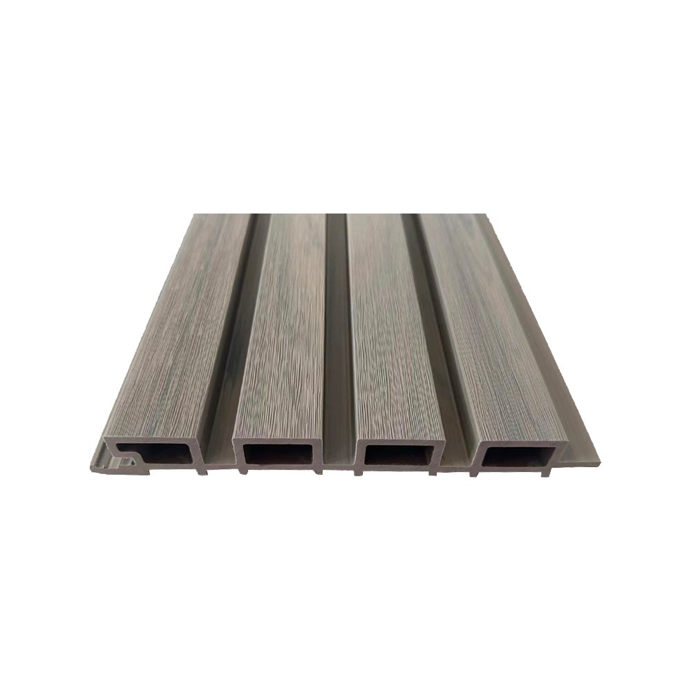 Waterproof Wpc Fluted Wall Panel Indoor/ Outdoor Co-Extrusion Wall Panel Cladding Composite Boards