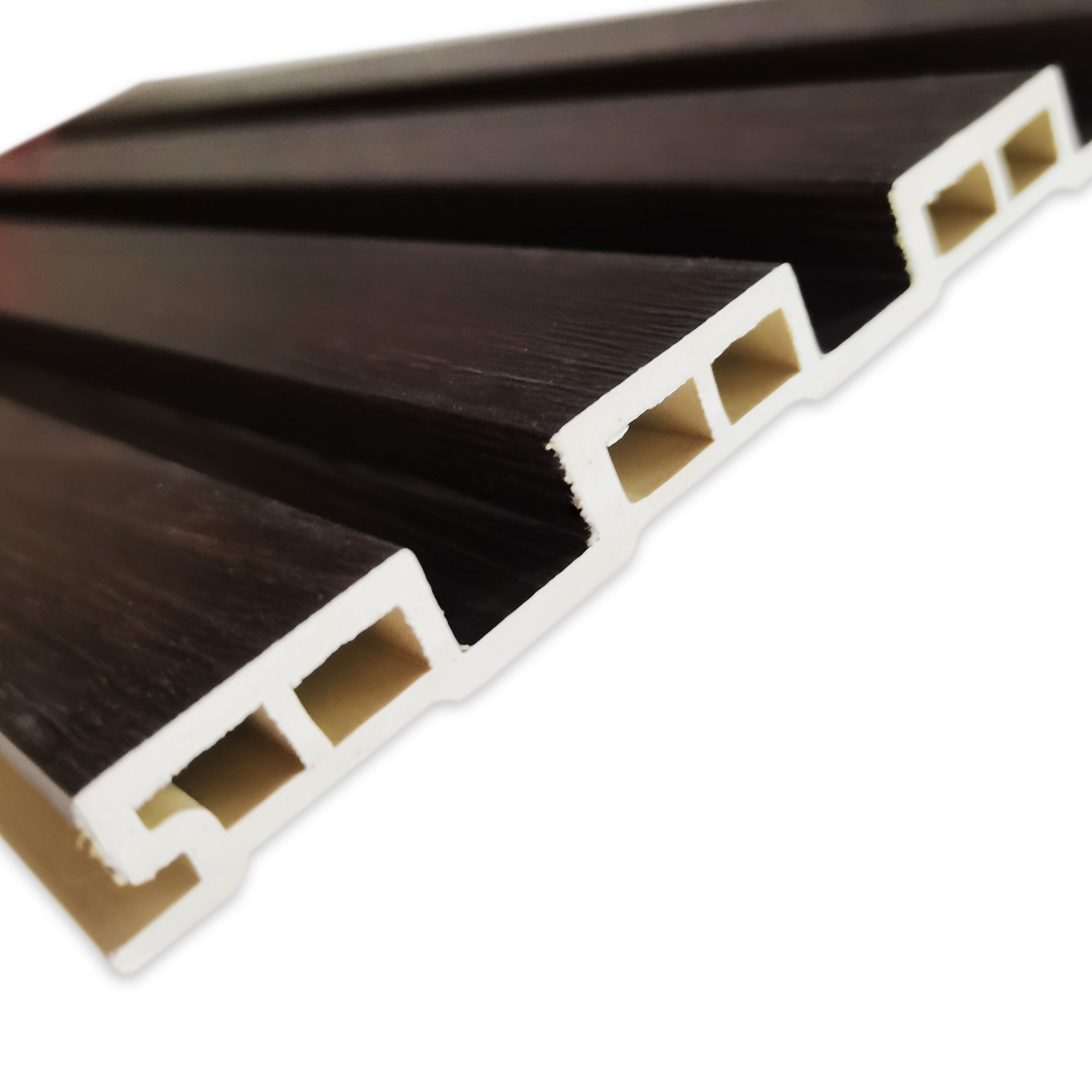 Indoor decorative Water-Proof wpc ceiling wall panel composite Composite PVC WPC Interior Coating Cladding Fluted Wall Board