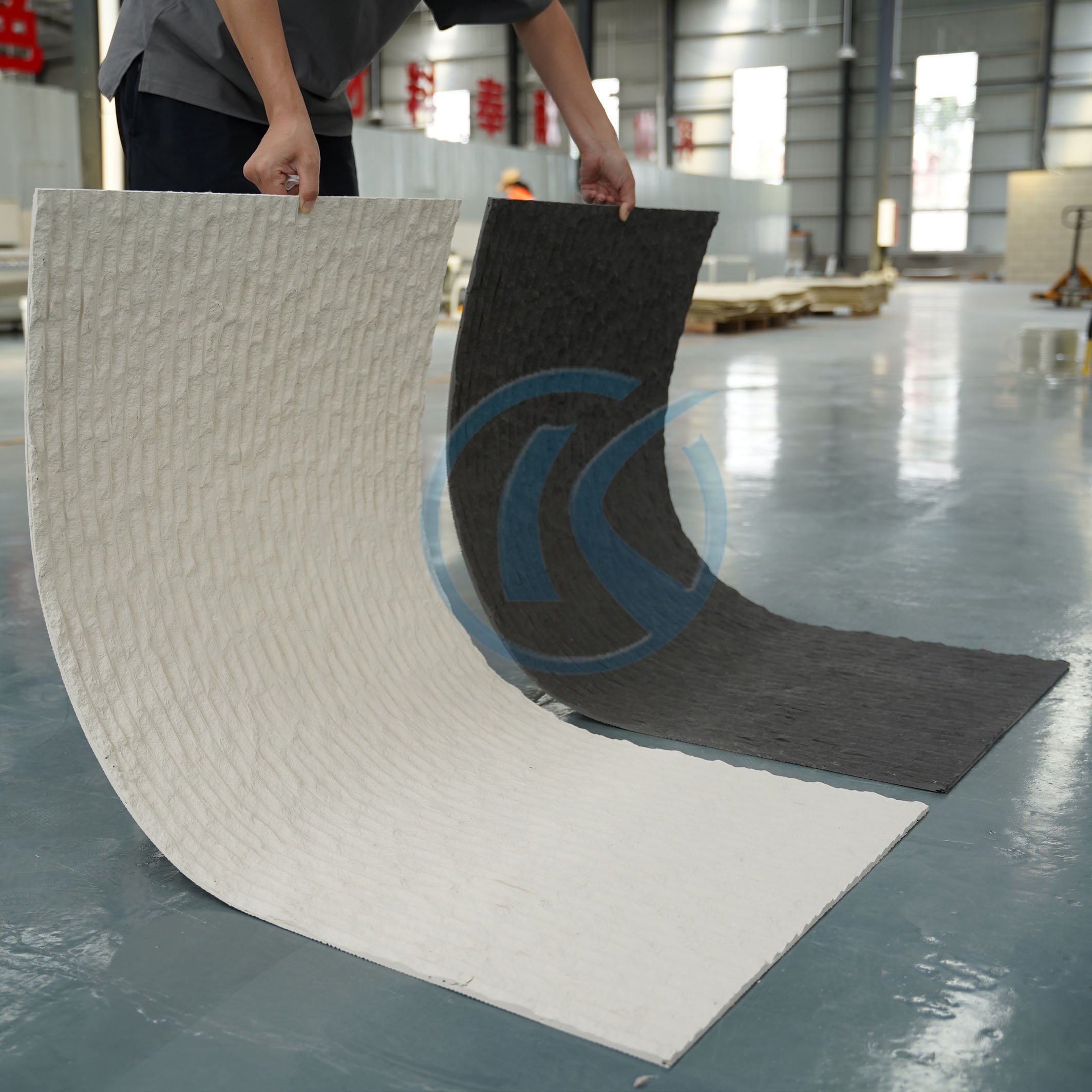 Natural Stone Texture Decoration Wall Board Tiles Interior Exterior Flexible 5mm MCM Soft Line Stone Wall Panels