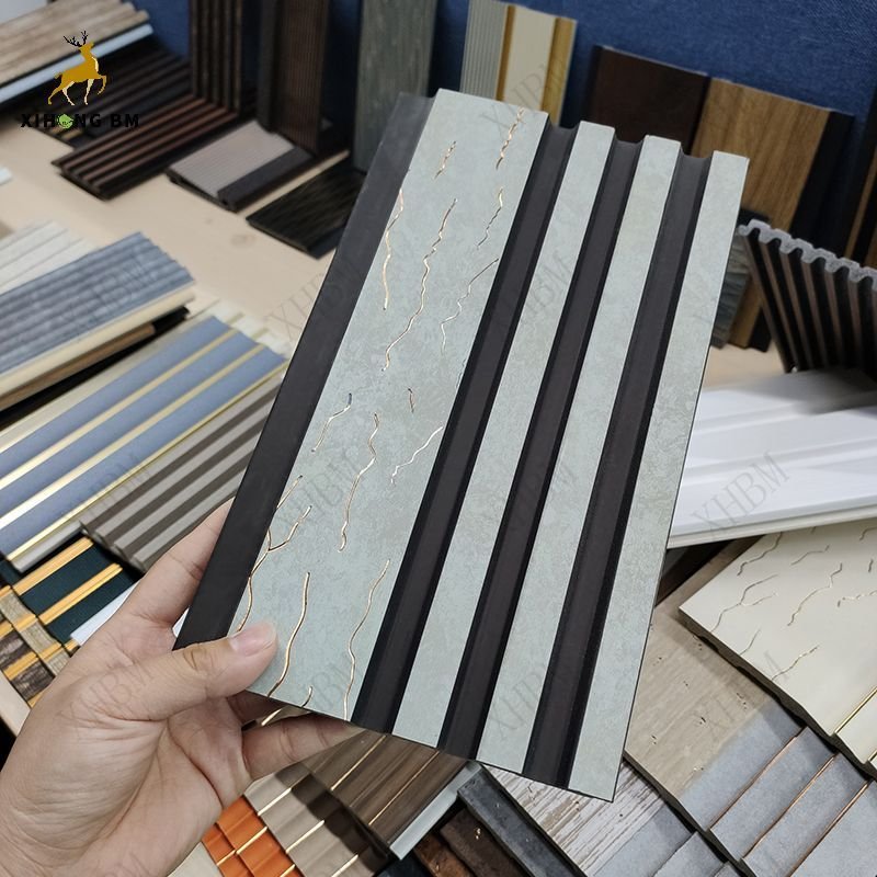 JSXH Factory Price Home Decoration Material Light Weight Waterproof 3d Wall Panel Ps Wall Cladding Panel 3d Ps Wall Panel Sample