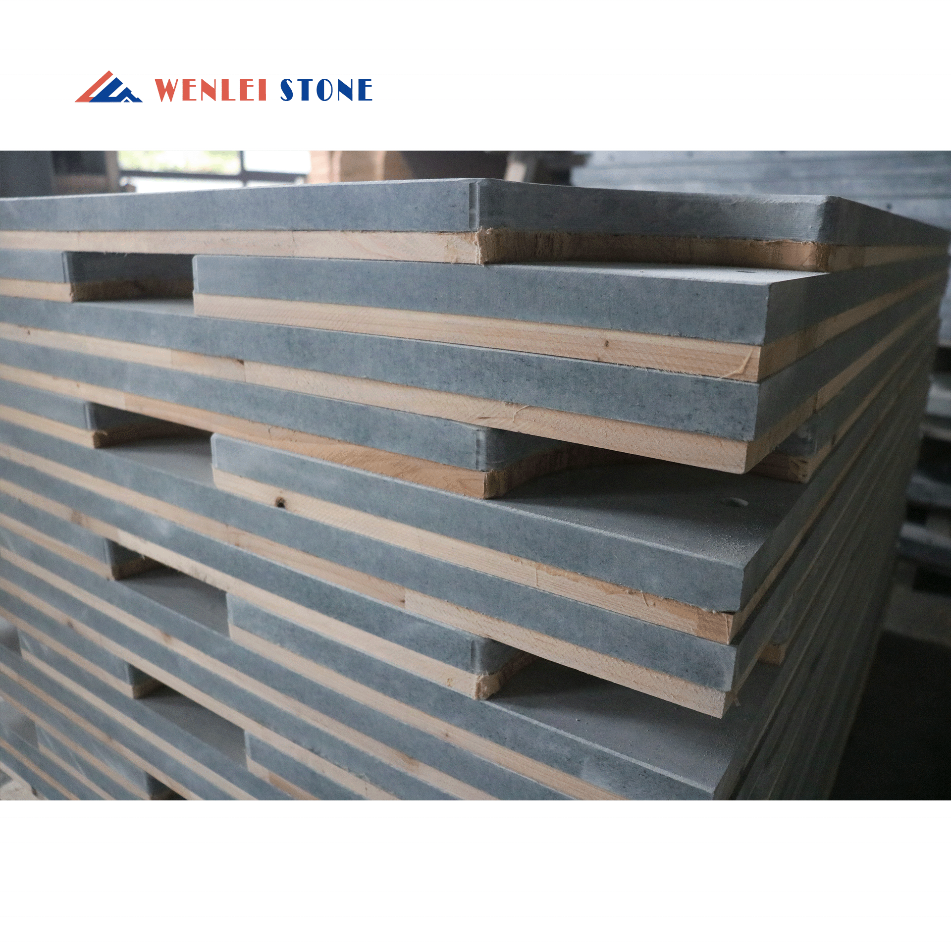 Ready Stock Natural Stone Gray 9 Ft 3 In 1 Polished Slate With Wood Board For Pool Table Slate