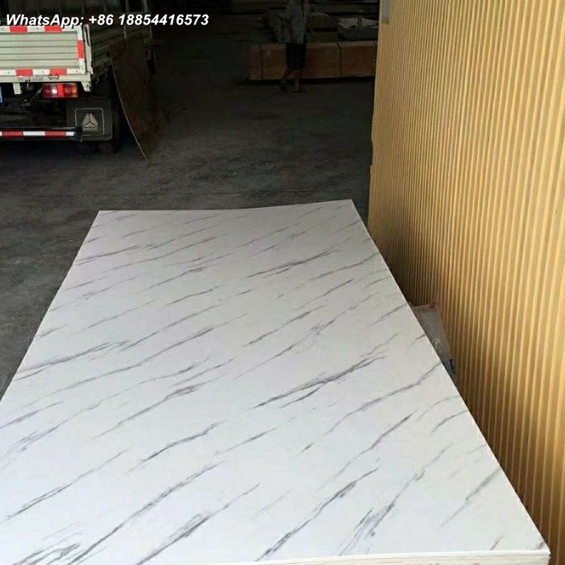 PVC Wall panel 3D UV Marble Sheet Modern wall panel board pvc marble panels