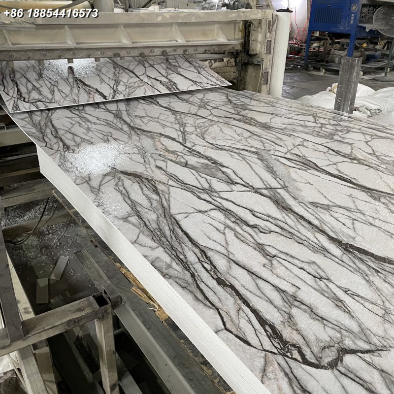 PVC Wall panel 3D UV Marble Sheet Modern wall panel board pvc marble panels