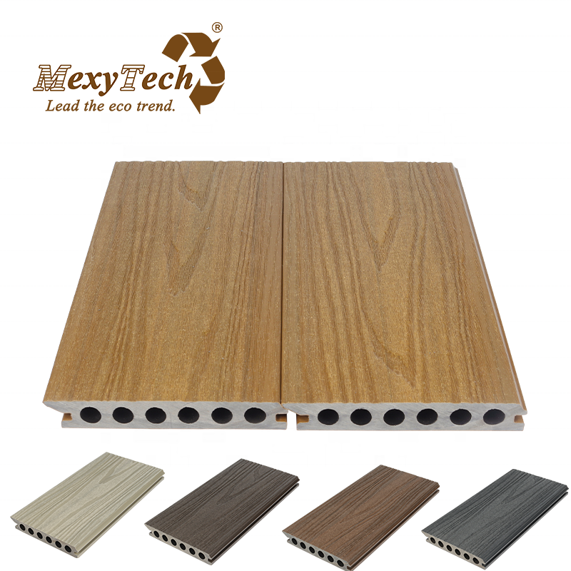 wooden deck 2 colors in 1 pcs decking