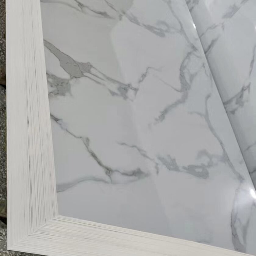 3mm Marble Design PVC UV Board for House Decoration Interior Wall