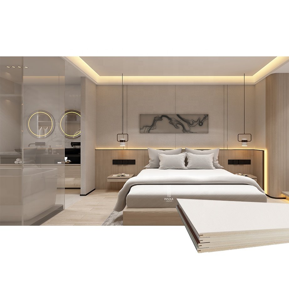 Insoul Wpc Wall waterproof fireproof factory easy installed Boards for Hotel bedroom