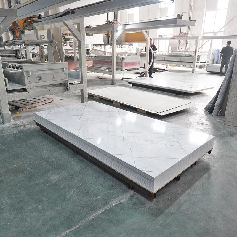 China Supplier Uv Marble Sheet Black Pvc Board Uv Coating Pvc Marble Sheet Panels