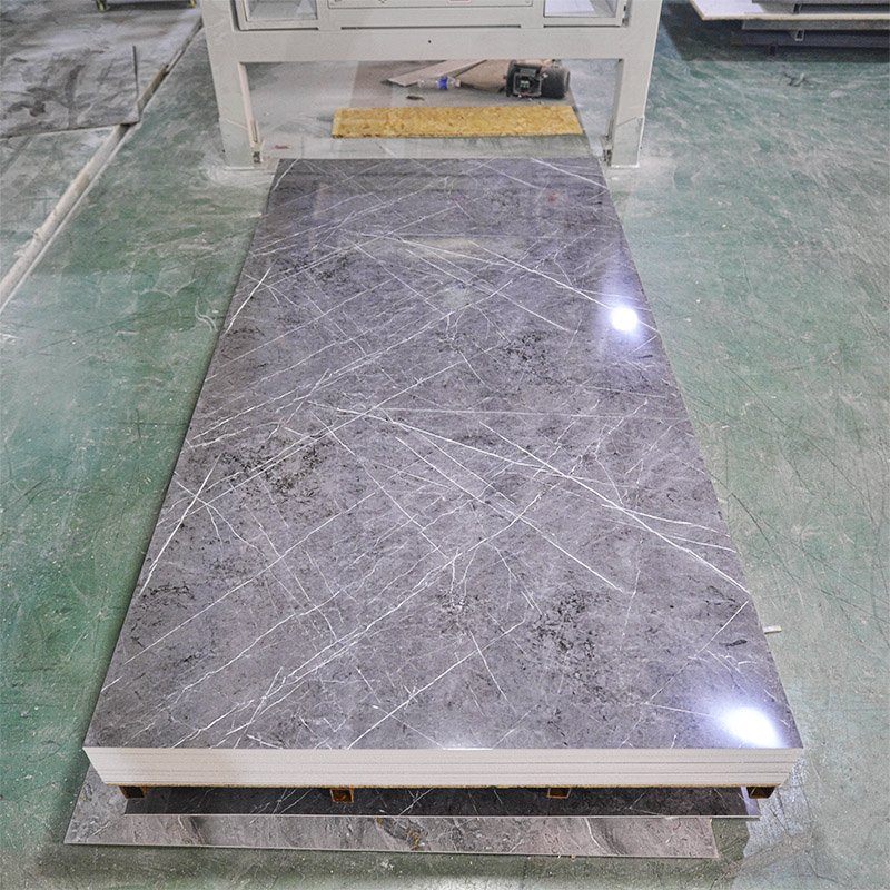 China Supplier Uv Marble Sheet Black Pvc Board Uv Coating Pvc Marble Sheet Panels