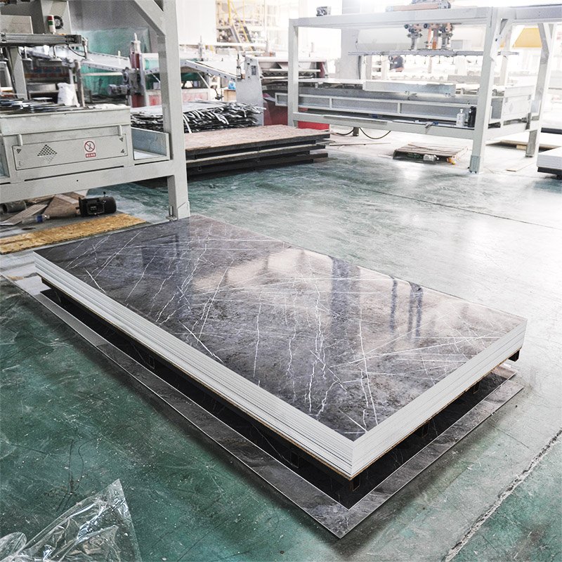 China Supplier Uv Marble Sheet Black Pvc Board Uv Coating Pvc Marble Sheet Panels