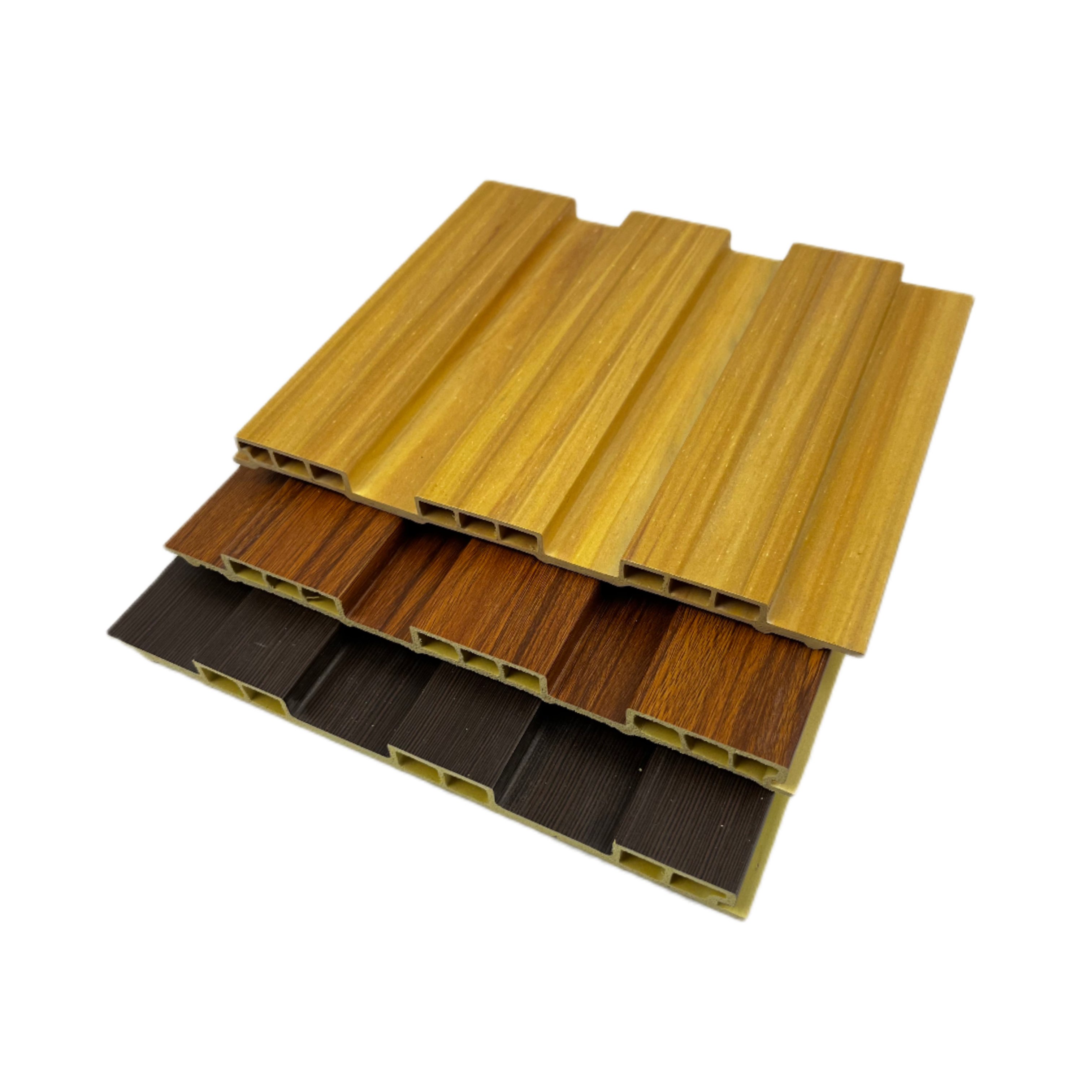 Co-extrusion WPC Exterior Wall Cladding Waterproof WPC Great Wall Panels Decorative Wood Plastic Composite Wall Board