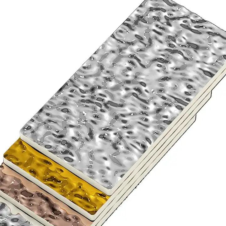 High Quality Hot sale Carbon Crystal Board Fireproof Bamboo Charcoal Metal Board Veneer