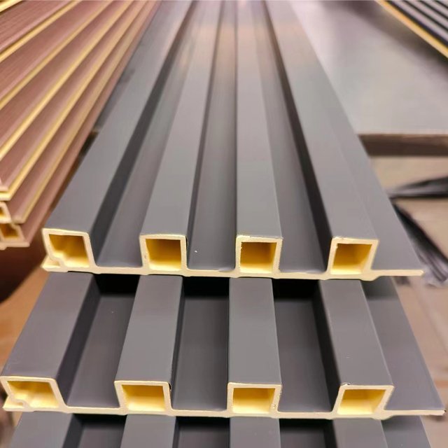 Hot selling wood plastic wallboard in Australia Interior wall cladding for interior decoration Flat noodles Modern wallboard