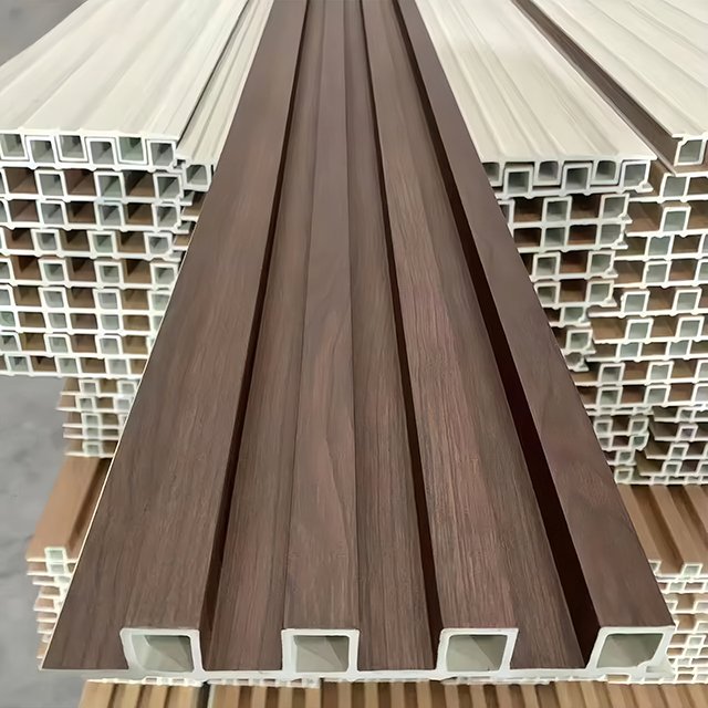 Hot selling wood plastic wallboard in Australia Interior wall cladding for interior decoration Flat noodles Modern wallboard