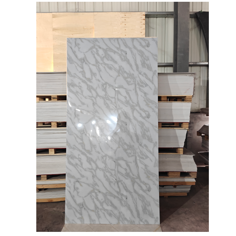 High Glossy Flexible Wall Decorative Board Interior Decorative UV Marble Sheet Board