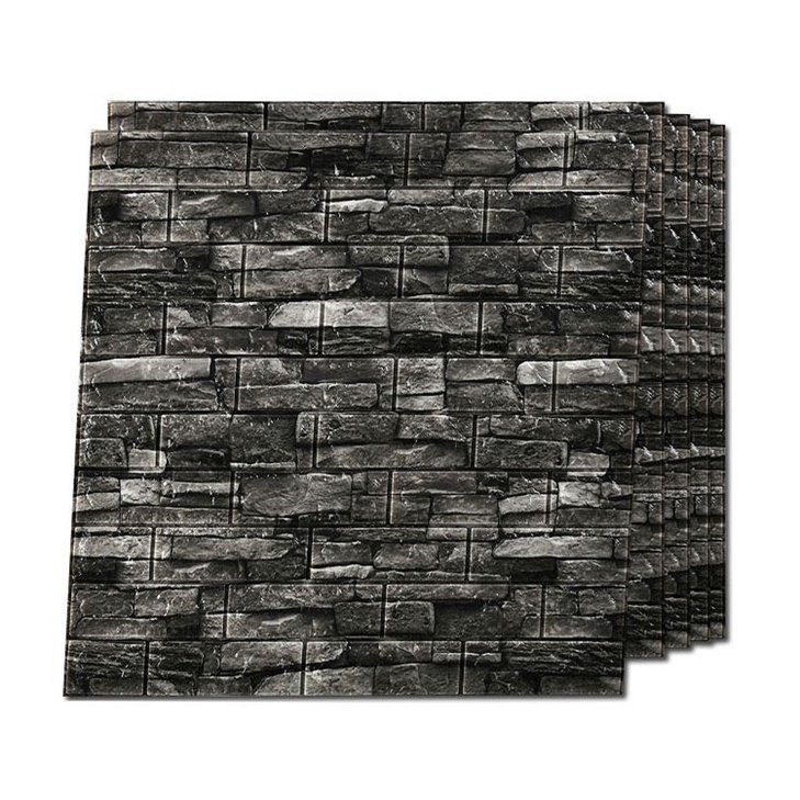 White brick pattern 3D foam PE wall paper with bedroom decorative board wallpaper for bedroom wall