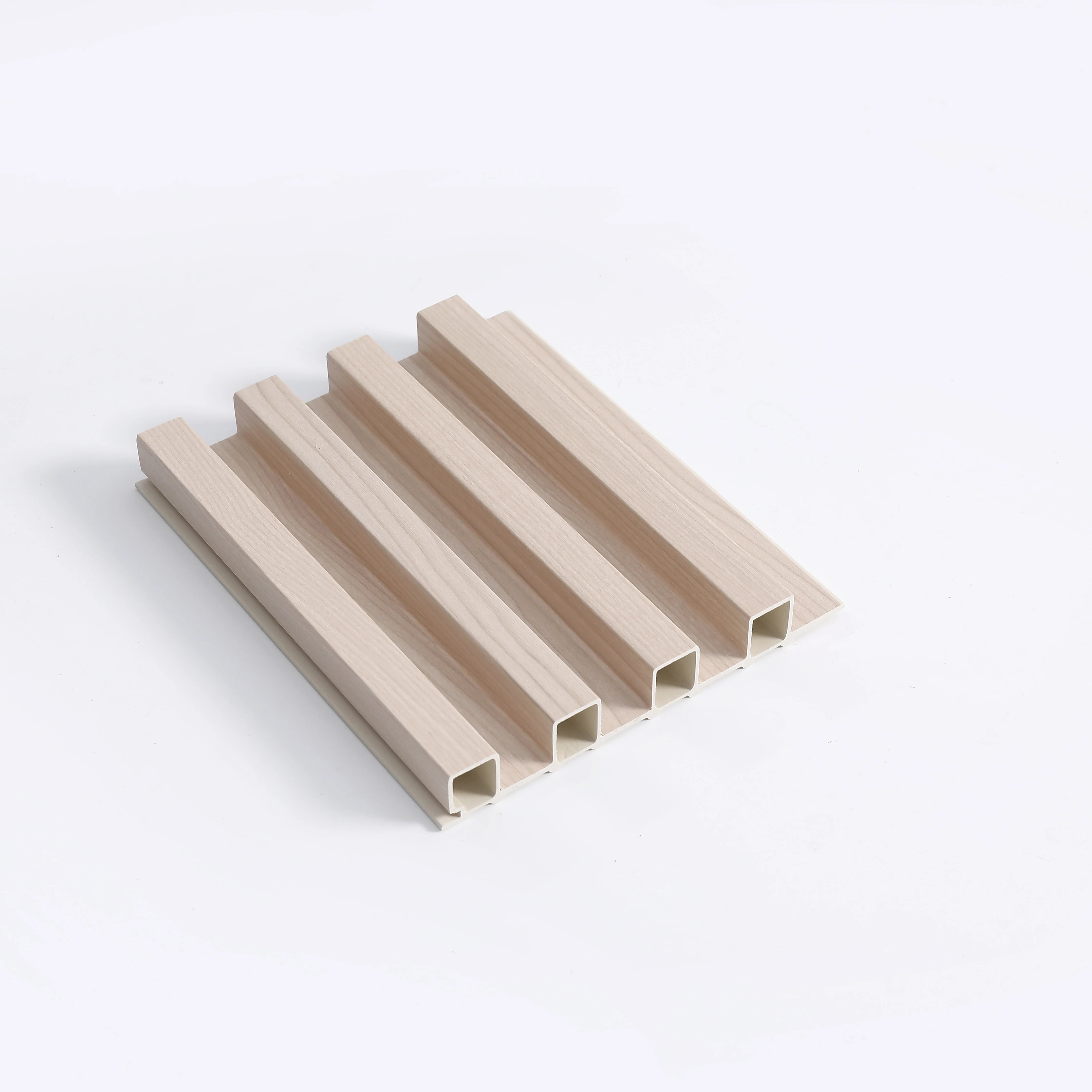 3d wall panel Wpc interior fluted panels Indoor Wood Plastic Composite Cladding Fluted Wall Board