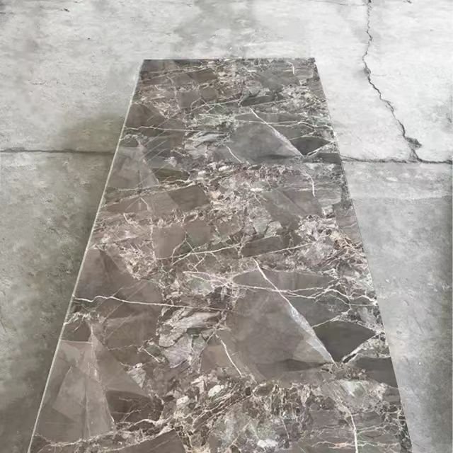 New Design UV Marble Sheet 1220*2440mm 3mm UV Marble Sheet Waterproof PVC Cladding Boards TV Background for Home Decoration