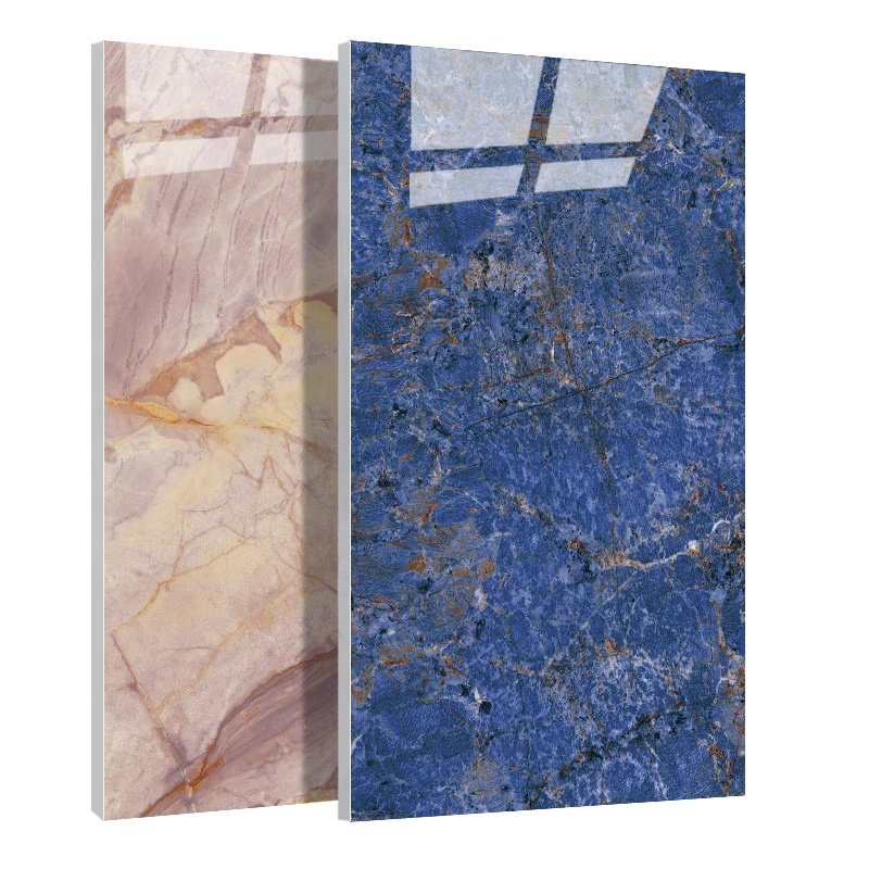 high glossy 3d uv board wooden and marble color Waterproof Interior China Wpc Board Sheets and pvc uv board