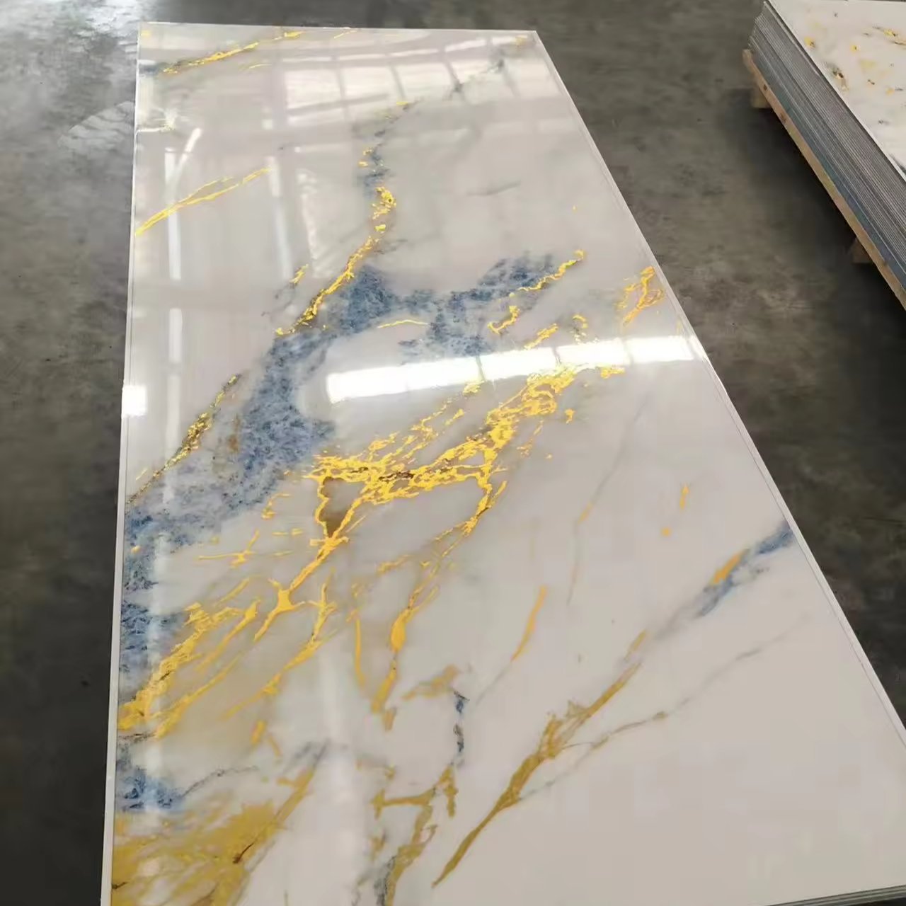 hot sale composite marble grain bamboo fiber charcoal board interior decorative bamboo charcoal board