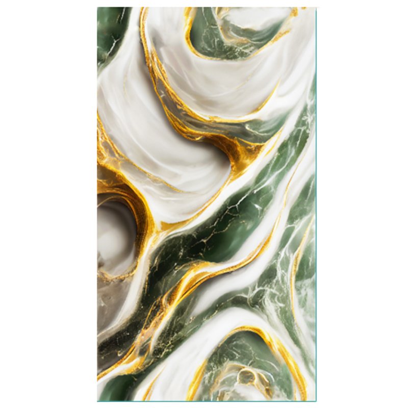 1220*2440mm 1220*2800mm Luxury Glossy PVC Wall Panel 3D Printed Durable UV Board for Indoor Use