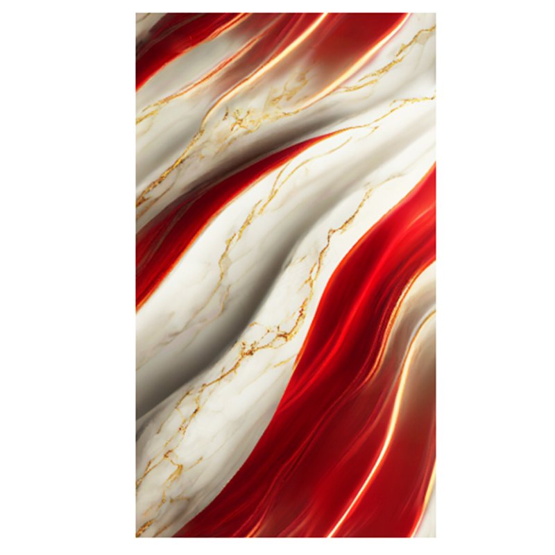 1220*2440mm 1220*2800mm Luxury Glossy PVC Wall Panel 3D Printed Durable UV Board for Indoor Use