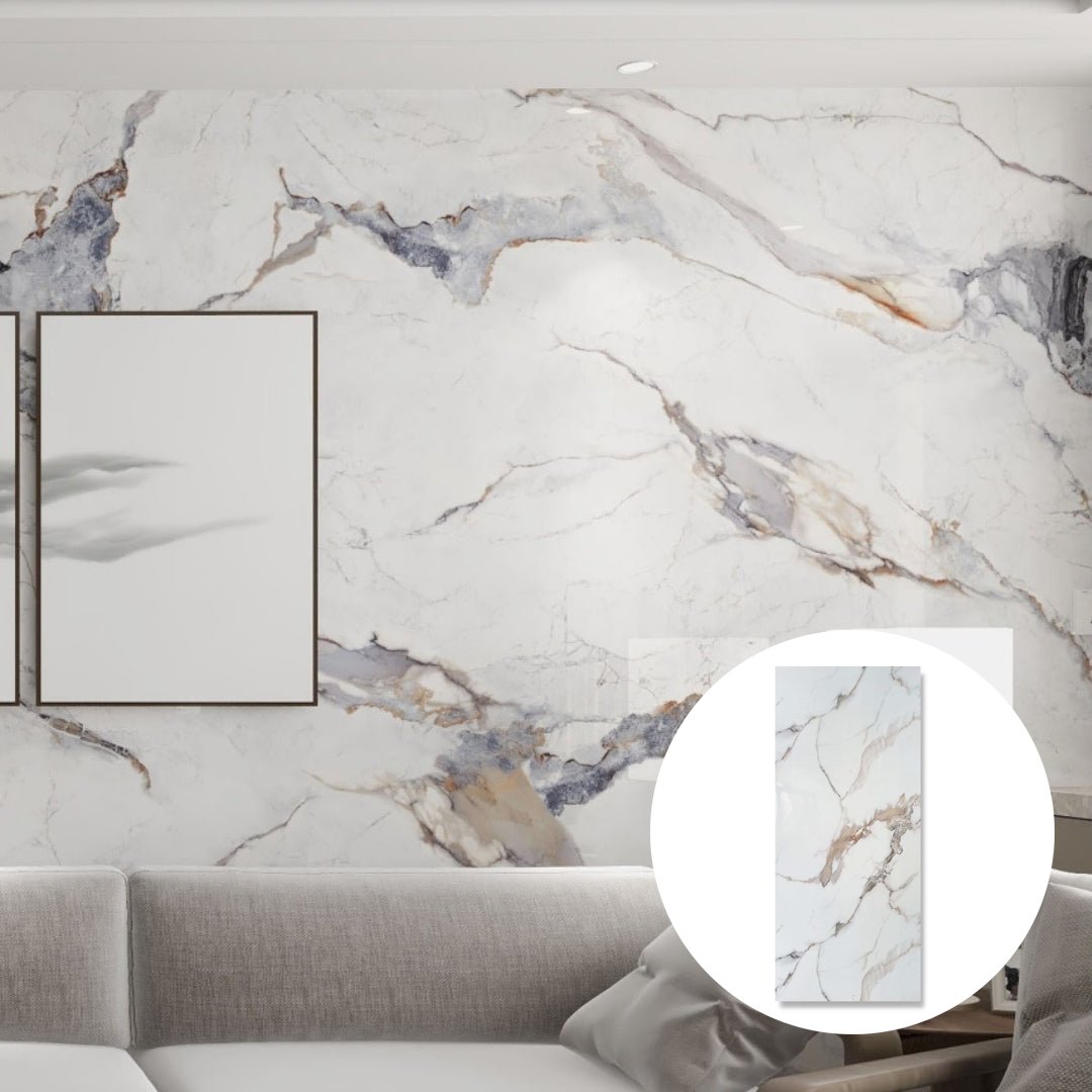 High Quality New Decorative Marble Alternative PVC UV Marble Sheet 1220*2440 Coating Wall Panel marble pvc board