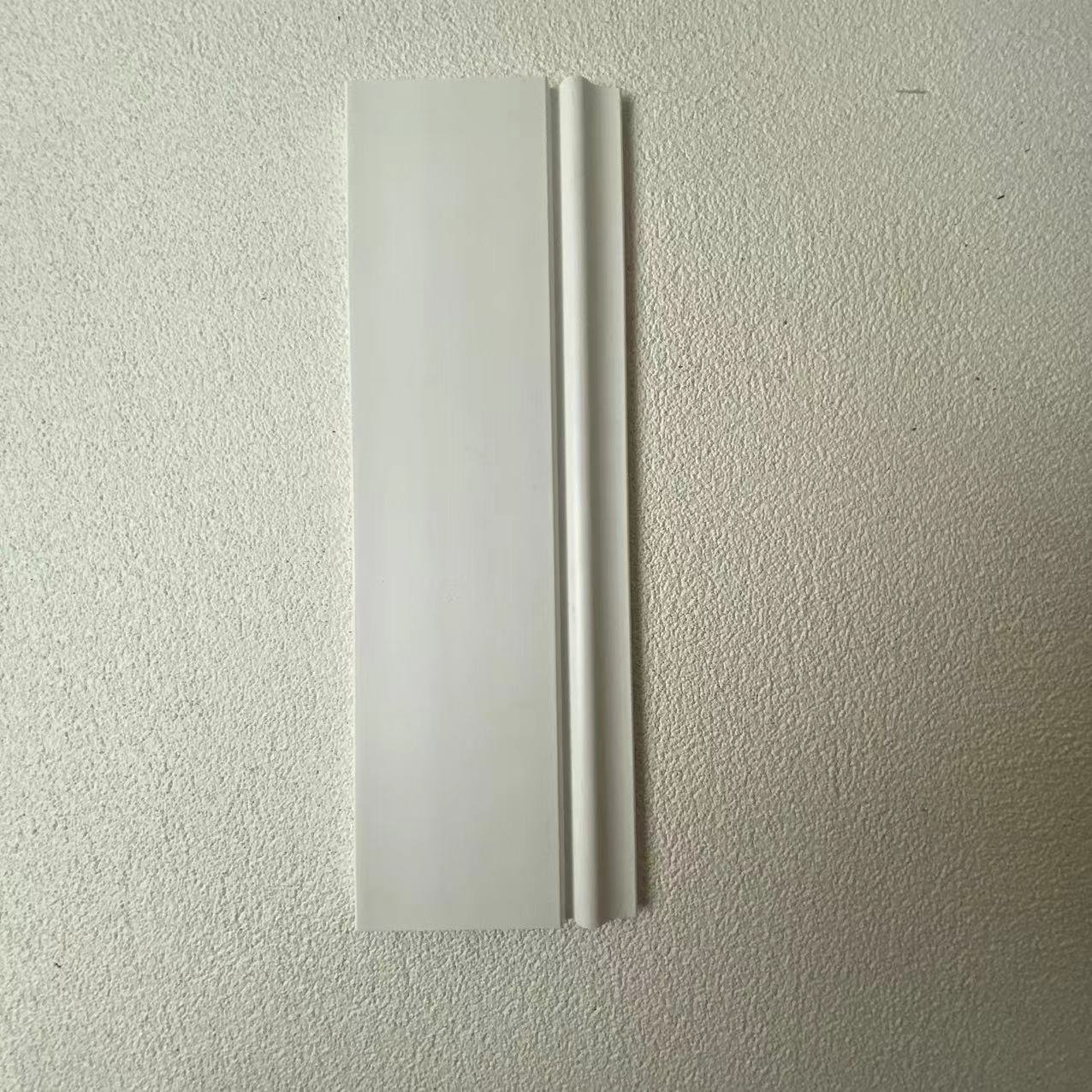 High Density White PS Waterproof Easy Install Baseboard Home Decorative Flooring Skirting Board Wall Panels & Boards