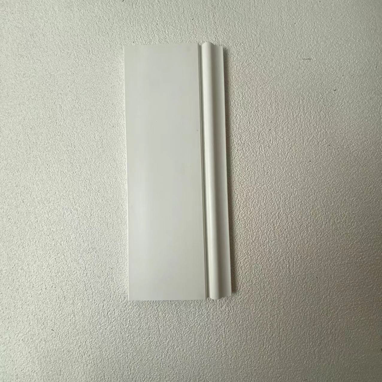 High Density White PS Waterproof Easy Install Baseboard Home Decorative Flooring Skirting Board Wall Panels & Boards
